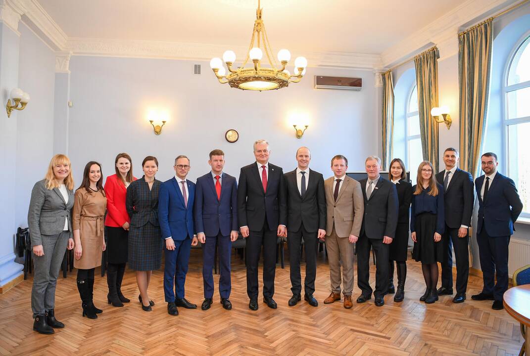 Prezidentas susitiko su Marijampolės regiono merais