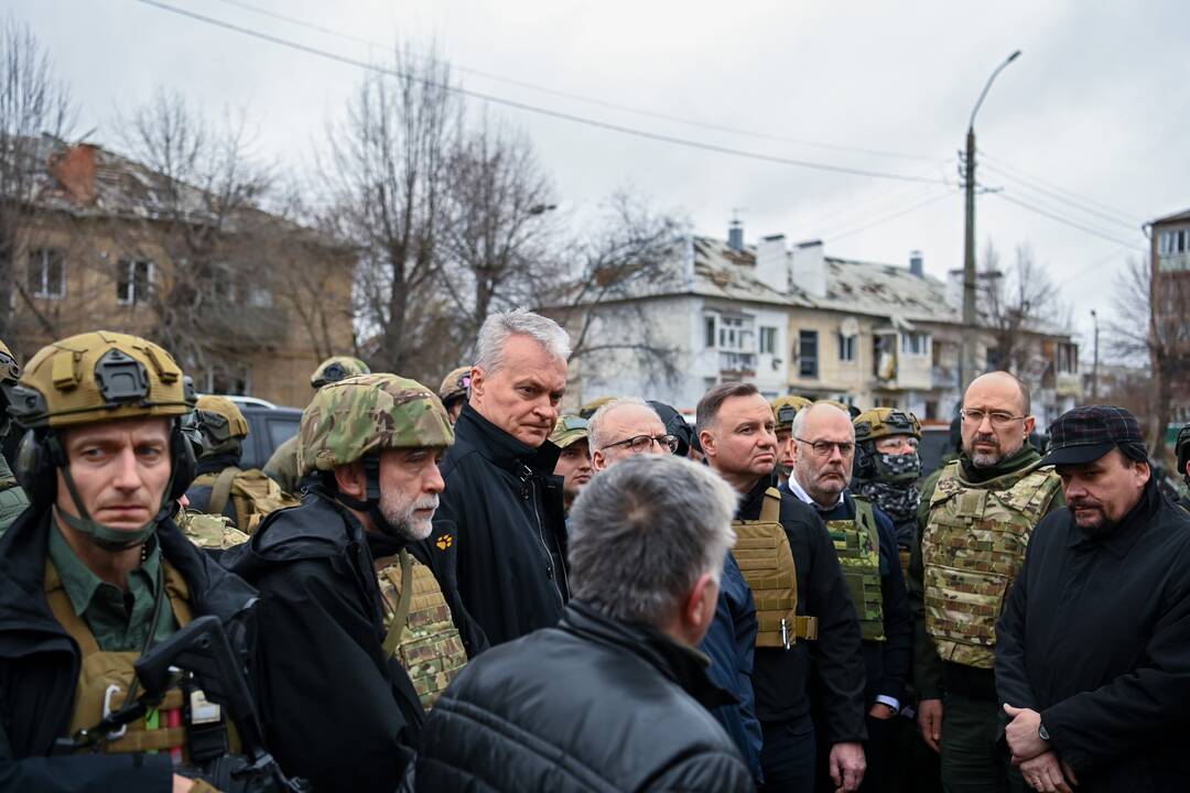 G. Nausėdos vizitas į Ukrainą