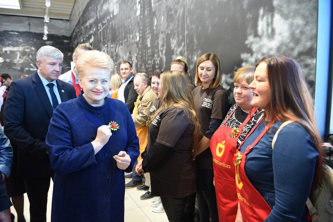 Prezidentė pradėjo „Maisto banko“ akciją