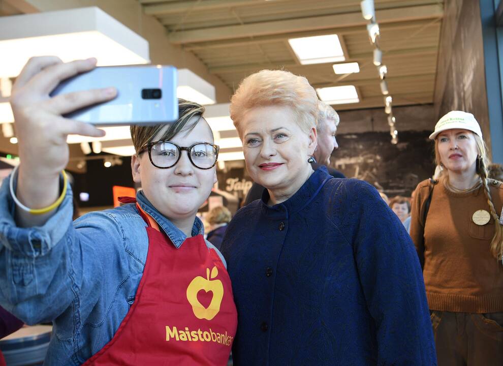Prezidentė pradėjo „Maisto banko“ akciją