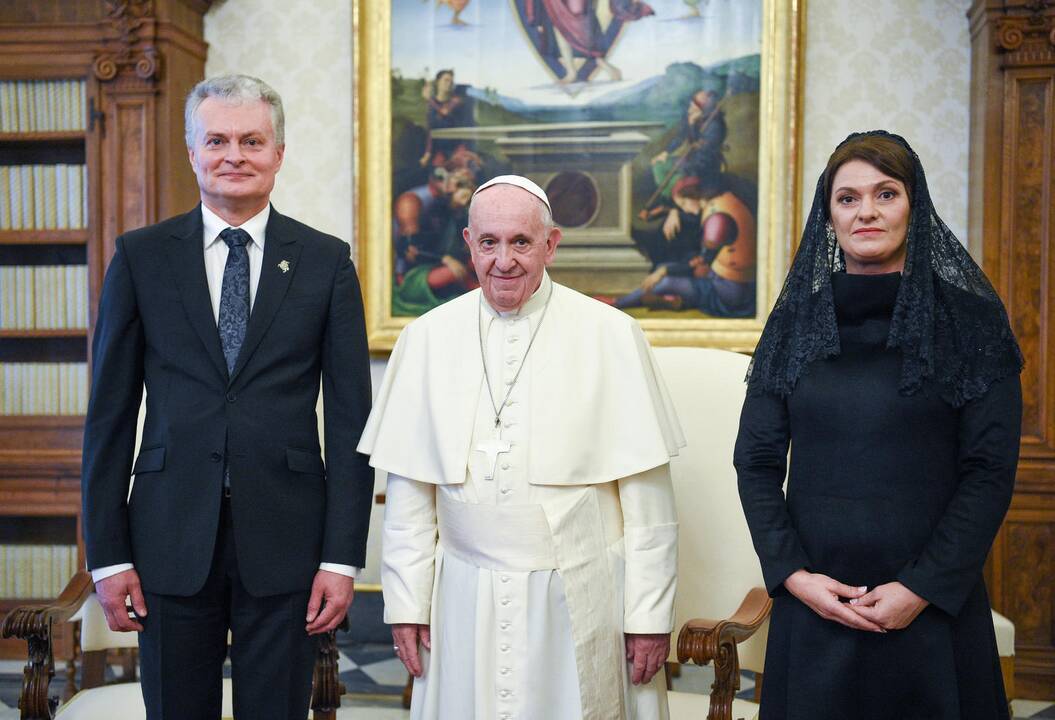 G. Nausėda susitiko su popiežiumi