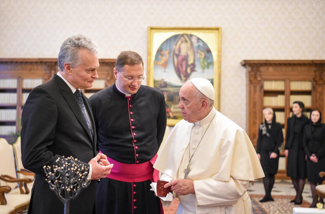 G. Nausėda susitiko su popiežiumi