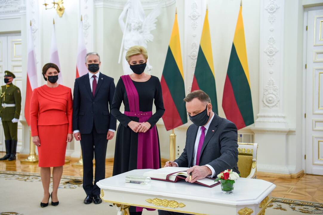 Lietuvoje dviejų dienų vizitą pradėjo Lenkijos prezidentas Andrzejus Duda.
