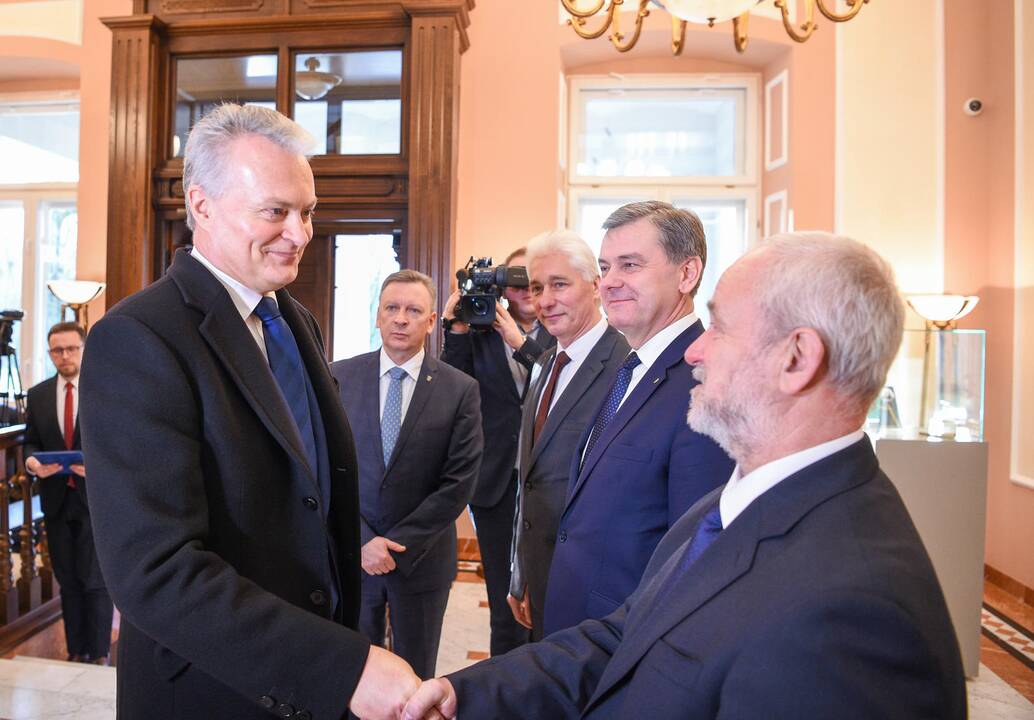 Prezidentas susitiko su Telšių regiono merais