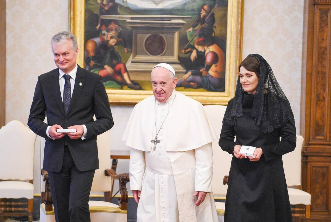 G. Nausėda susitiko su popiežiumi