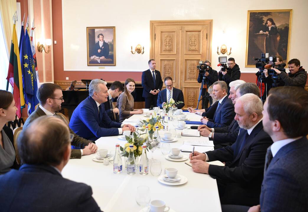 Prezidentas susitiko su Telšių regiono merais