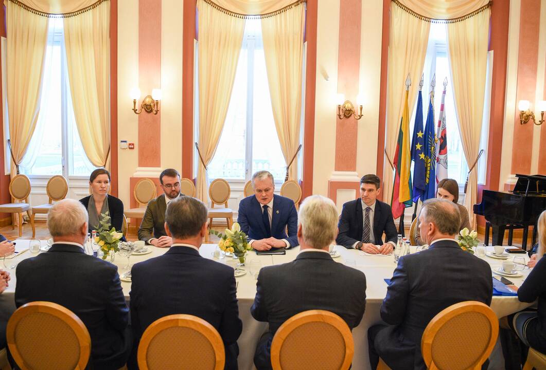 Prezidentas susitiko su Telšių regiono merais