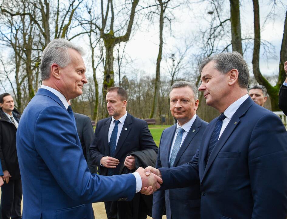 Prezidentas susitiko su Telšių regiono merais