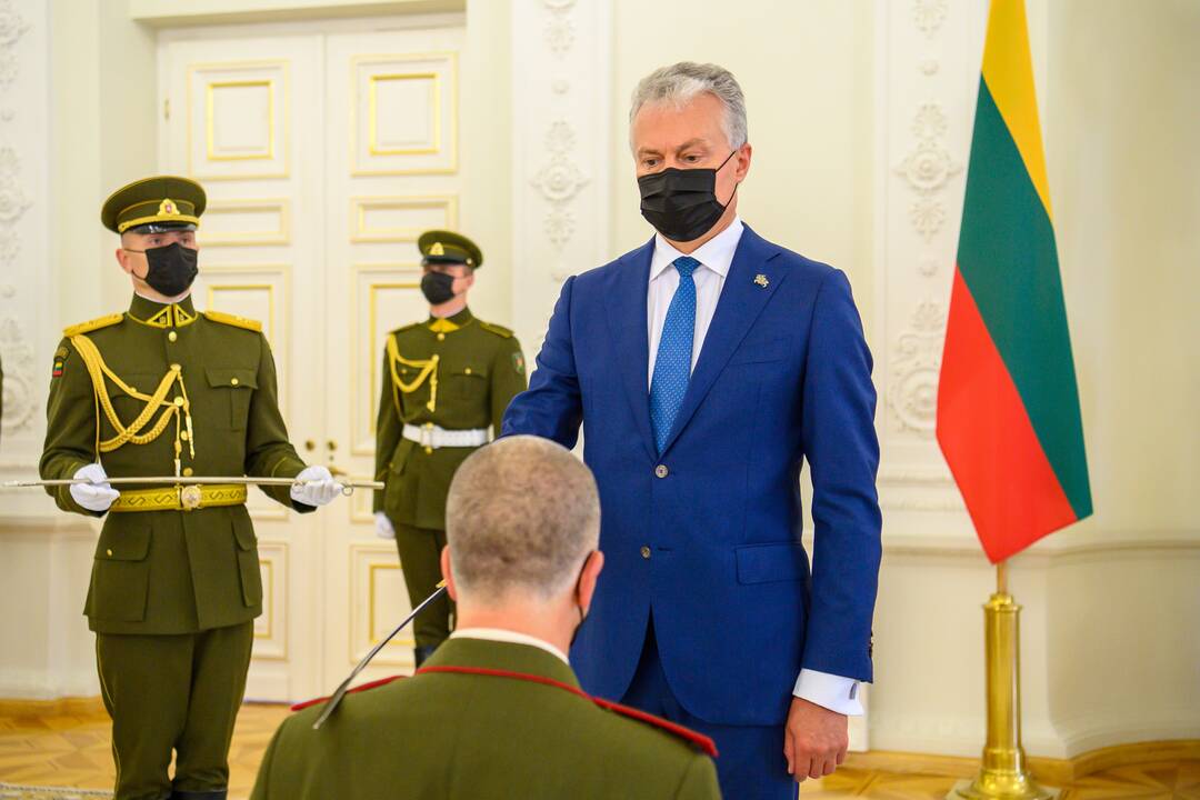 Prezidentas suteikia brigados generolo laipsnius