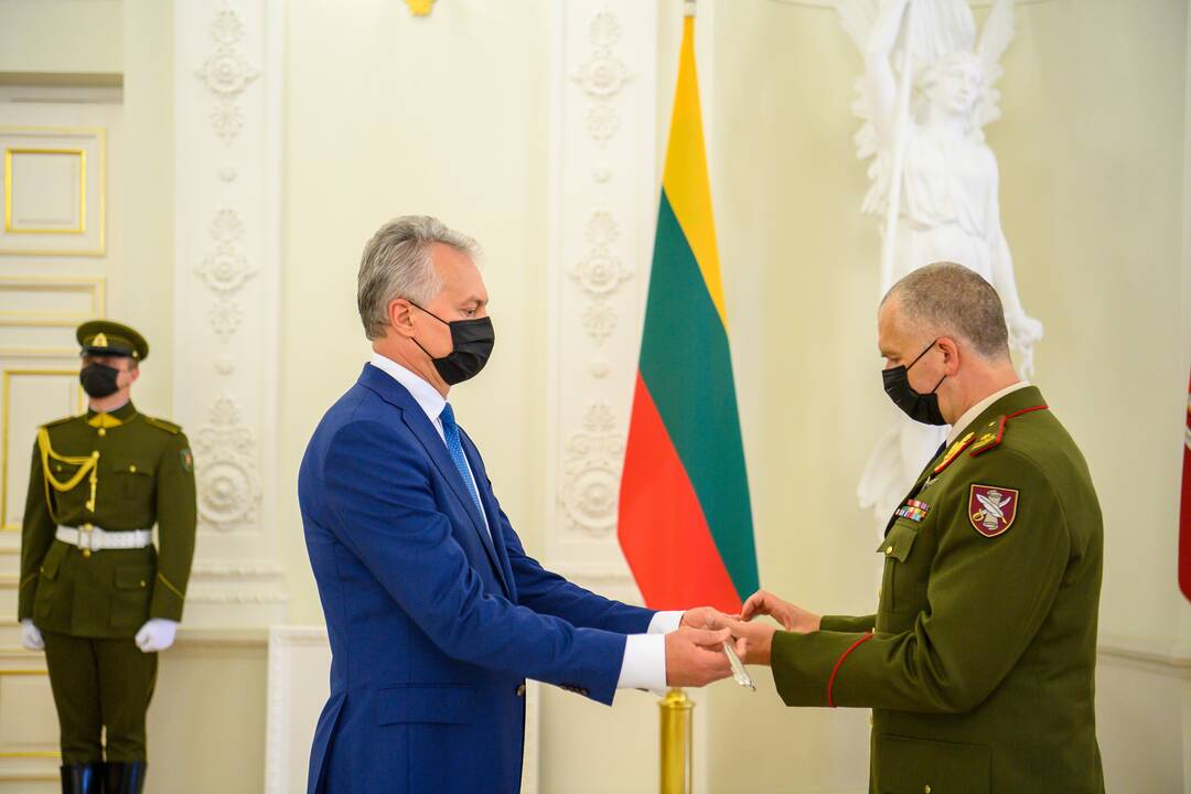 Prezidentas suteikia brigados generolo laipsnius