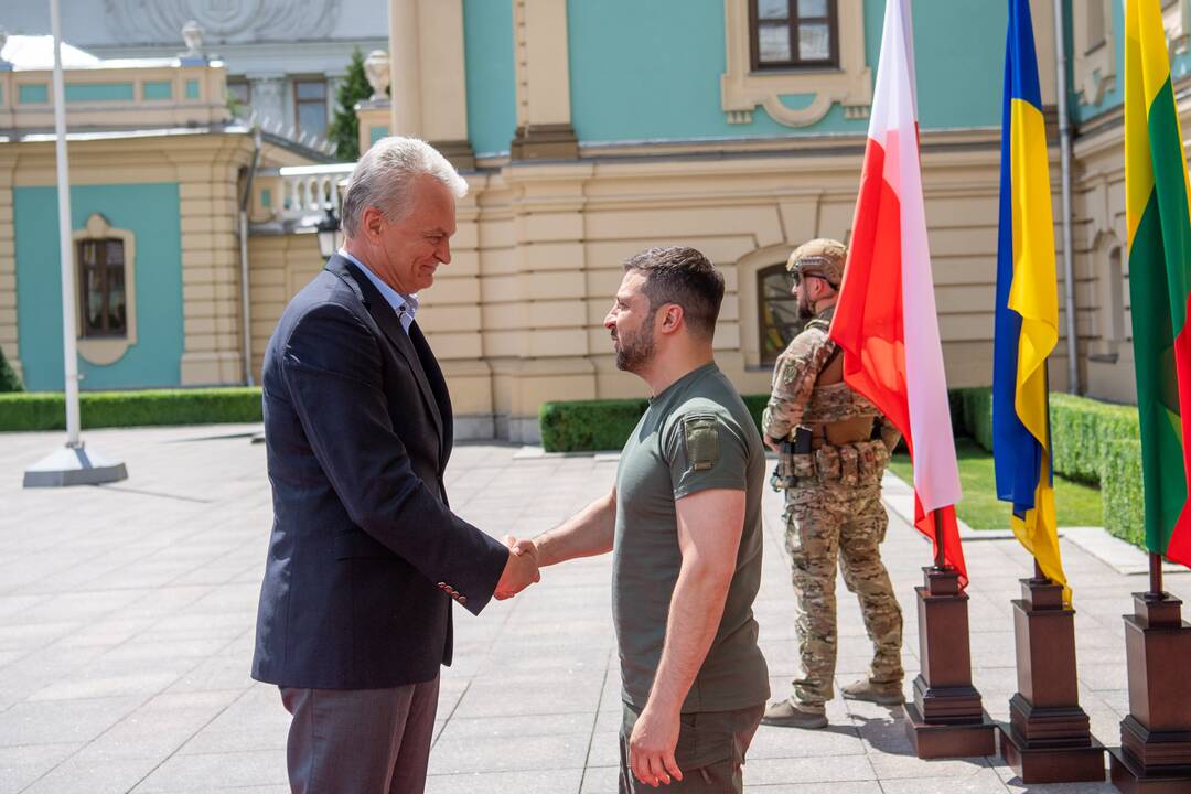 Prezidento G. Nausėdos vizitas Kyjive