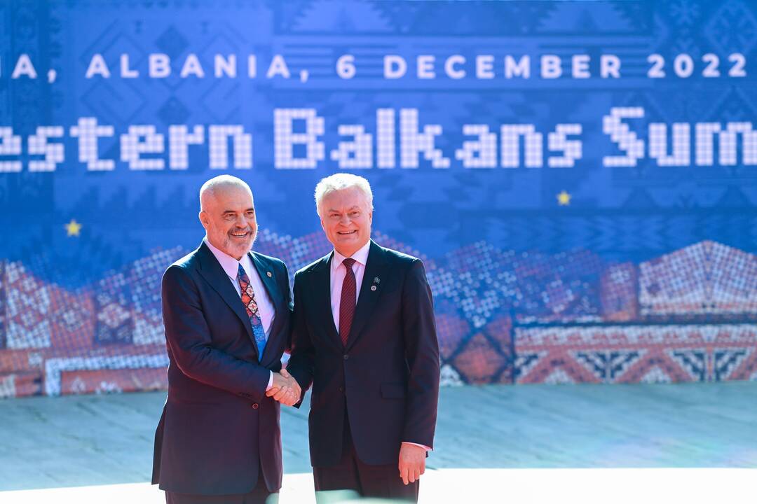 G. Nausėda dalyvauja ES ir Balkanų valstybių vadovų susitikime