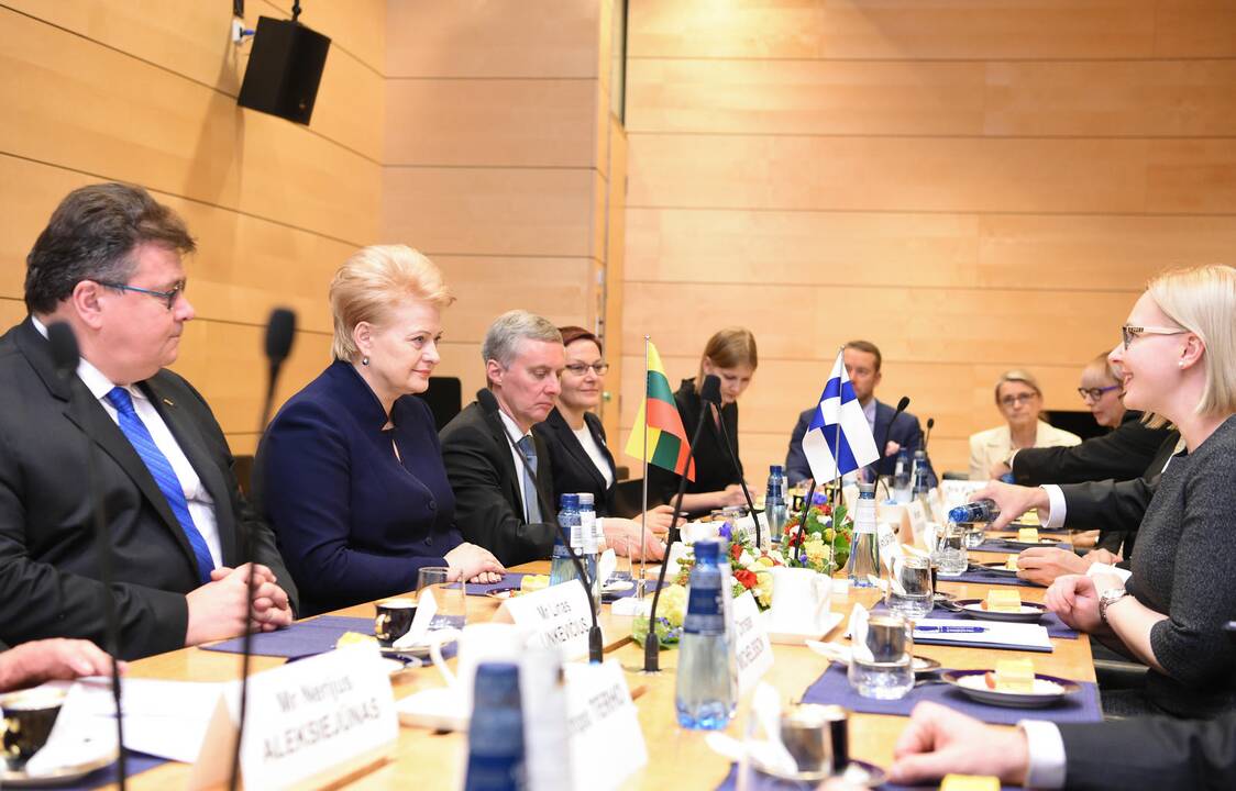 D. Grybauskaitės vizitas Suomijoje