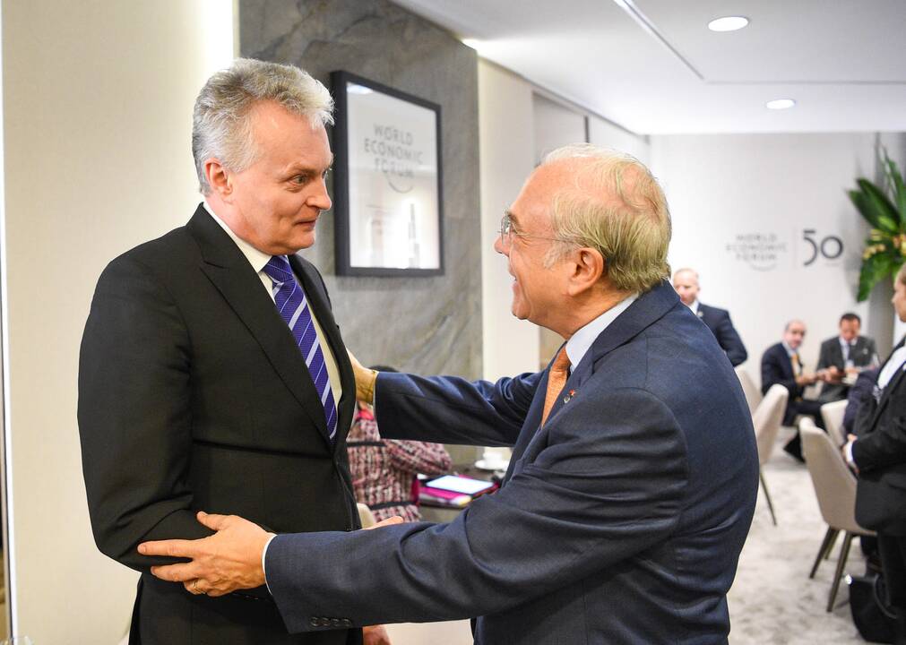 G. Nausėda dalyvauja Pasaulio ekonomikos forume 