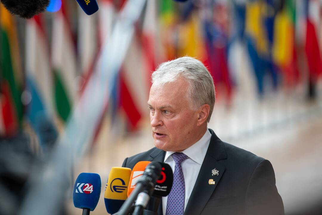 G. Nausėda dalyvauja Europos Vadovų Tarybos posėdyje