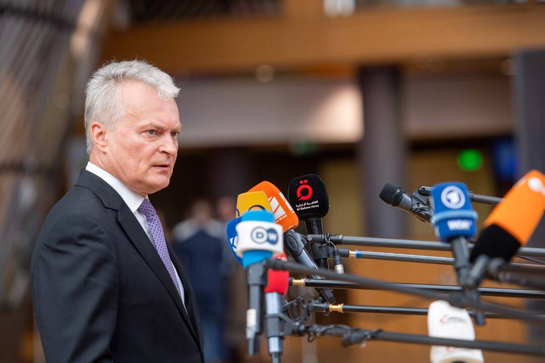 G. Nausėda dalyvauja Europos Vadovų Tarybos posėdyje