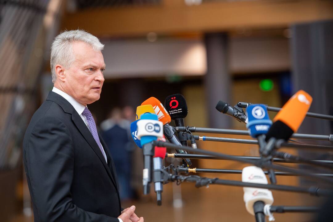G. Nausėda dalyvauja Europos Vadovų Tarybos posėdyje
