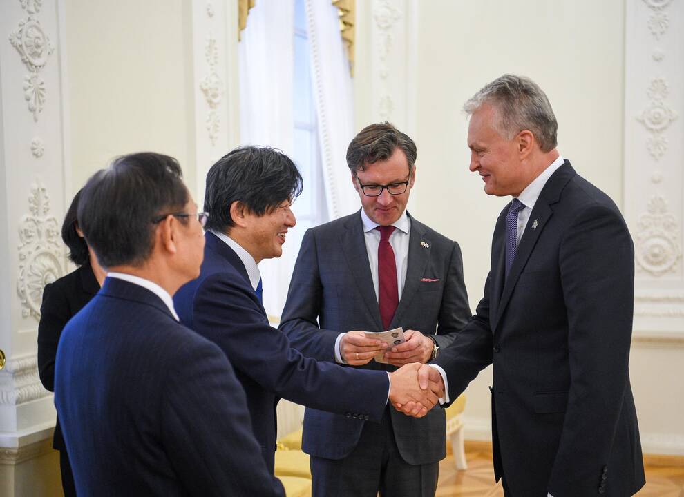 Prezidentūroje – Japonijos verslo delegacija