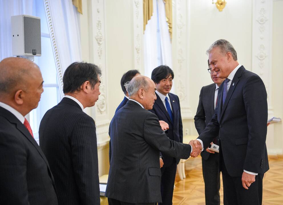 Prezidentūroje – Japonijos verslo delegacija