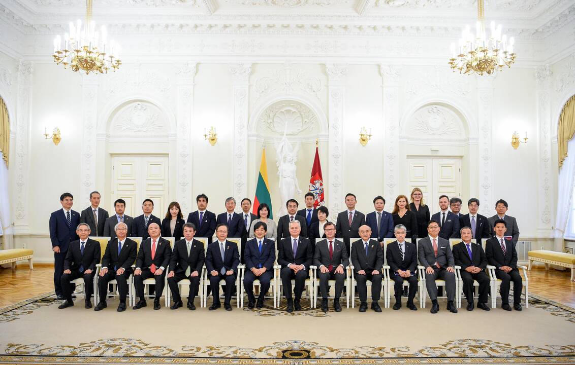 Prezidentūroje – Japonijos verslo delegacija
