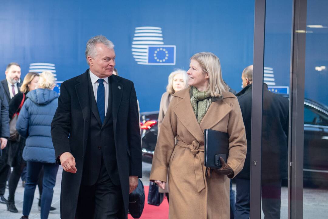 G. Nausėda dalyvauja EVT posėdyje