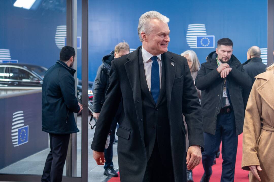 G. Nausėda dalyvauja EVT posėdyje