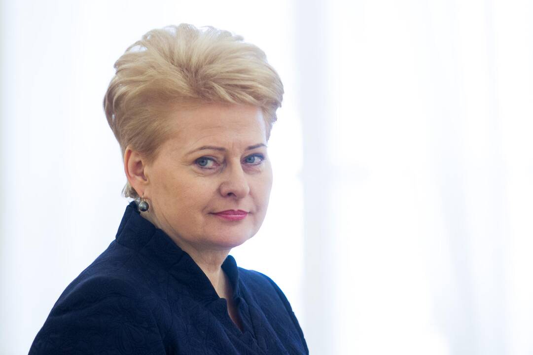 Lietuvos prezidentė ragina nebijoti pabėgėlių