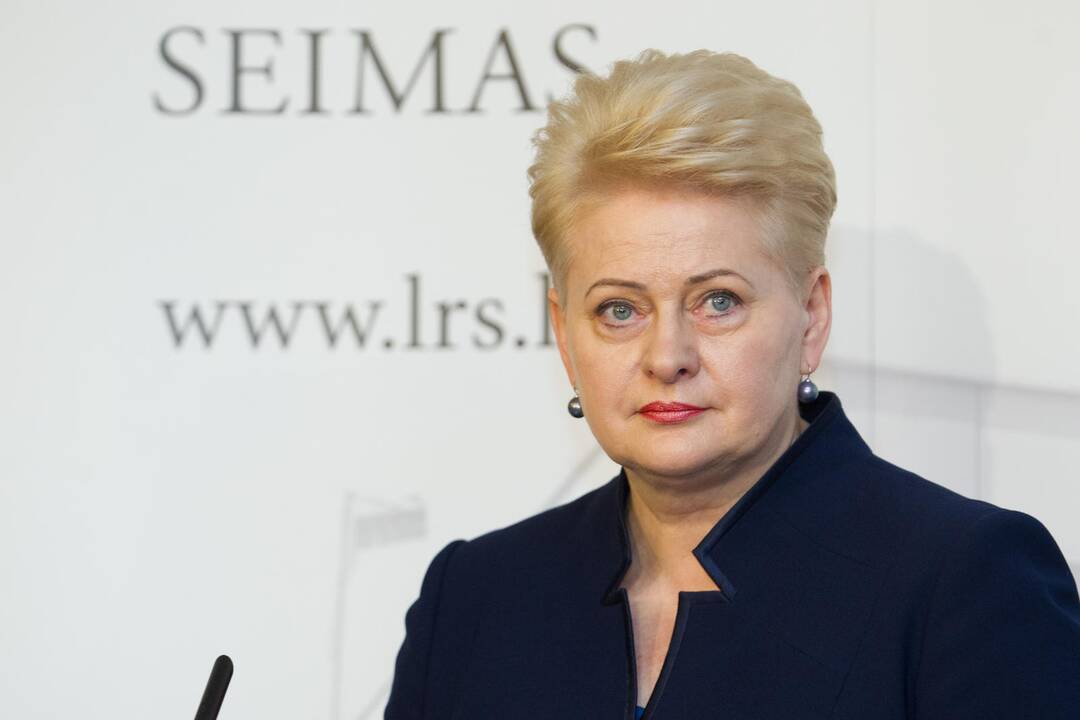Prezidentė siūlo Seimui imtis Registrų centro ir profesinio mokymo pertvarkos