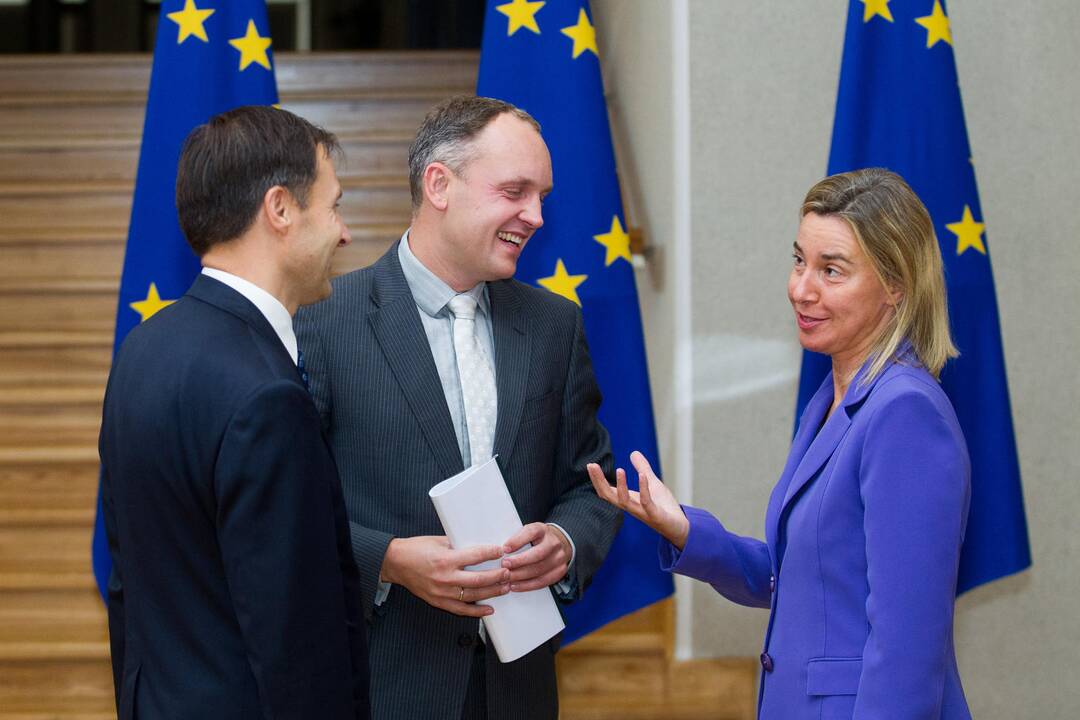 Premjeras susitiko su F. Mogherini