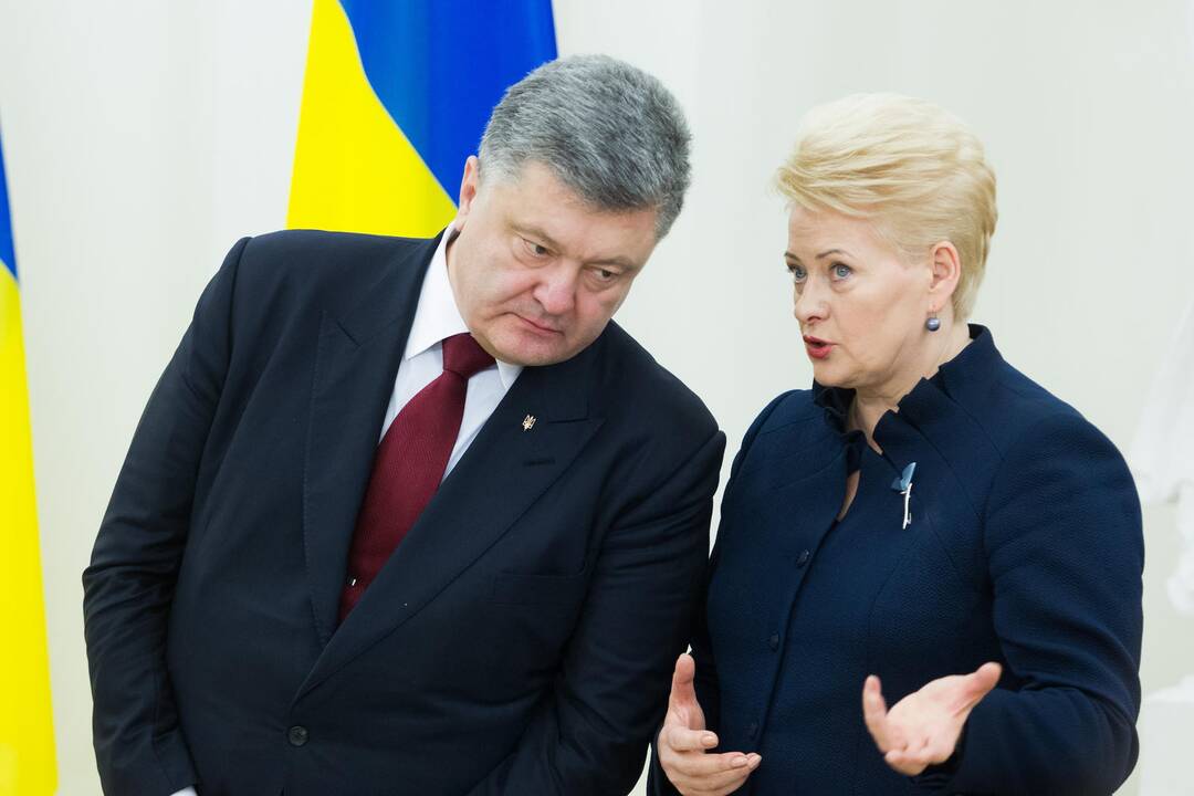 D. Grybauskaitė priėmė Ukrainos prezidentą