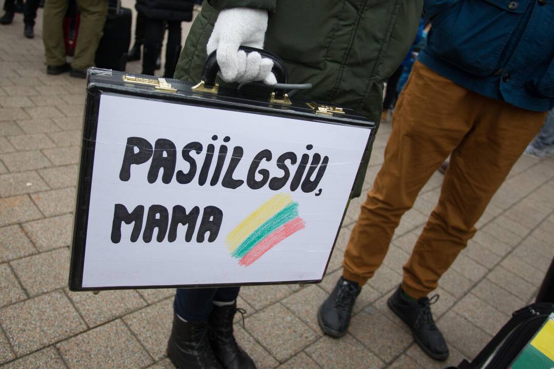 Lietuva jau turi planą, kaip mažinti emigraciją ir didinti gimstamumą