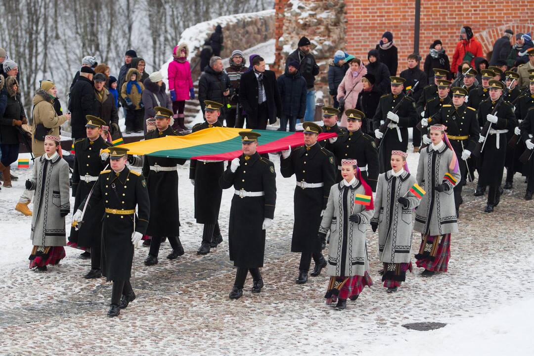 Iškilminga Lietuvos vėliavos pakėlimo ceremonija