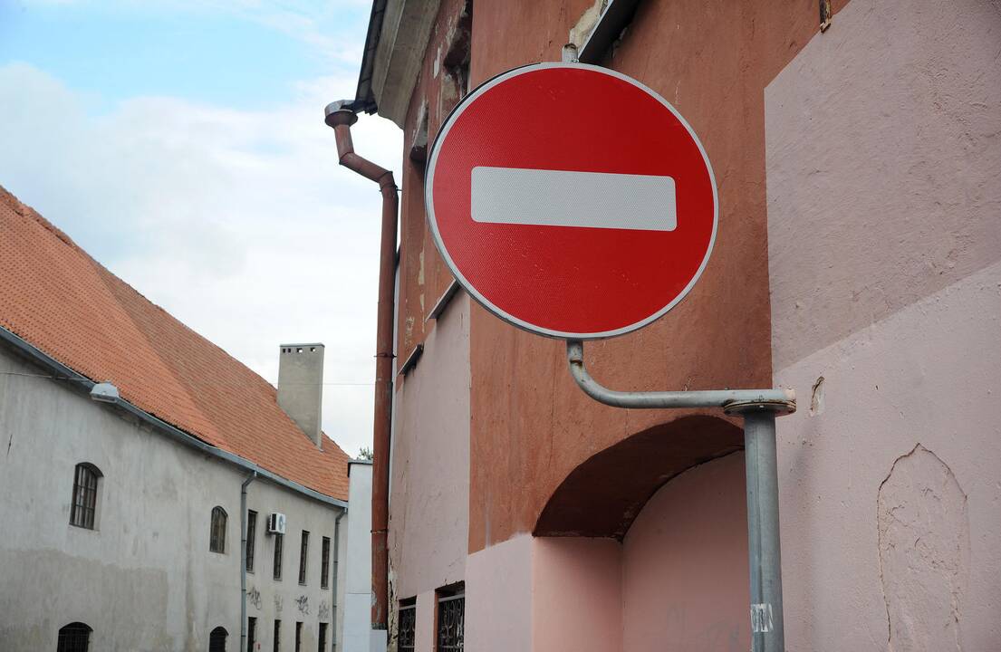 Sekmadienį bus ribojamas eismas Vilniaus senamiestyje