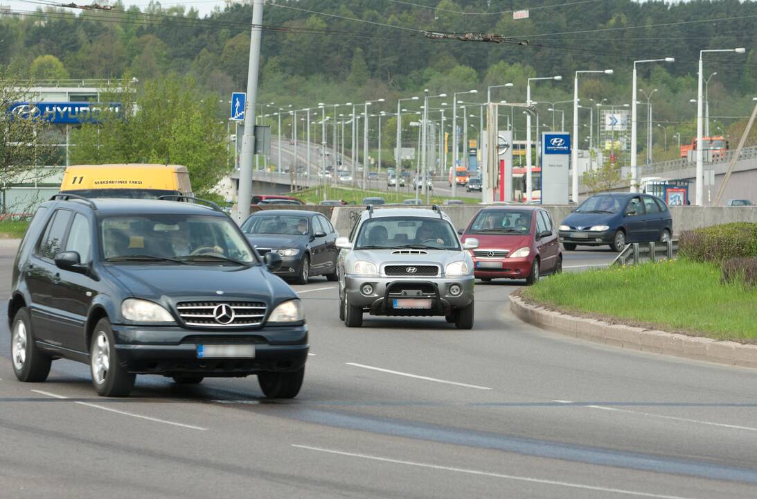 Sudarytas rizikingiausių automobiliams Vilniaus gatvių žemėlapis