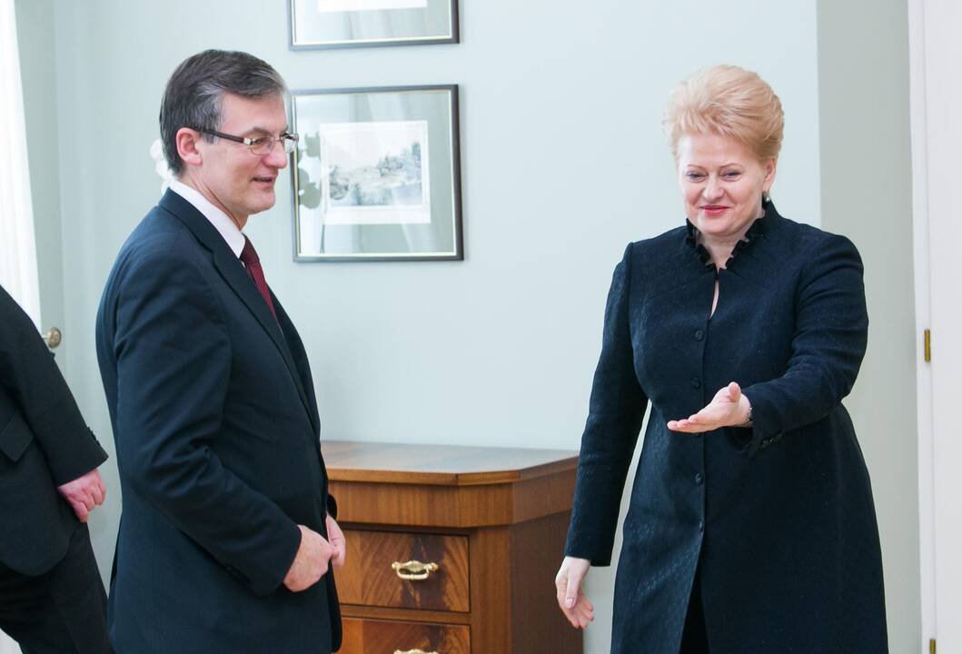 Julius Sabatauskas ir Dalia Grybauskaitė