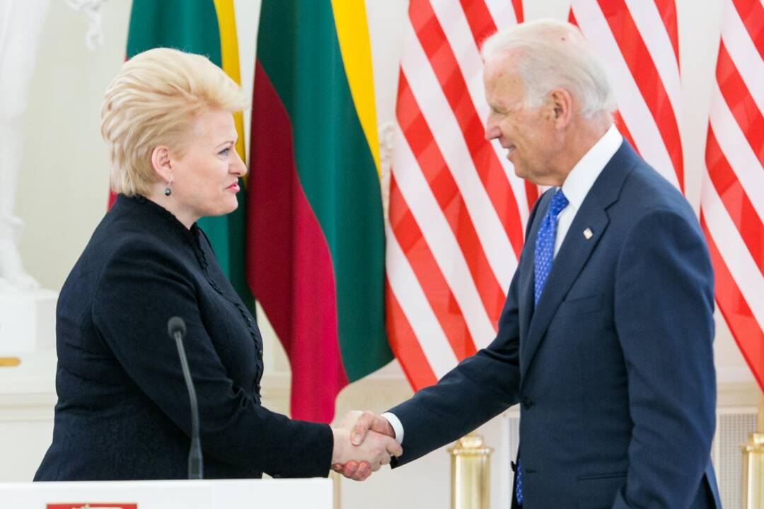 D. Grybauskaitė susitinka su JAV viceprezidentu J. Bidenu