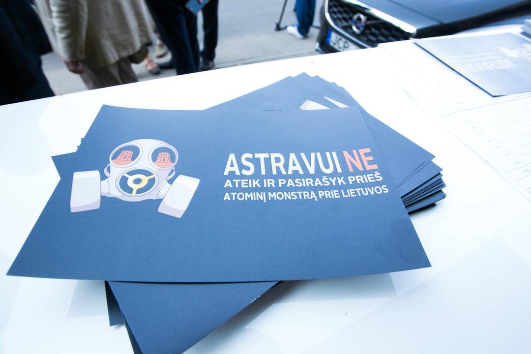 Ekspertas: dėl Astravo AE piketuoti per vėlu