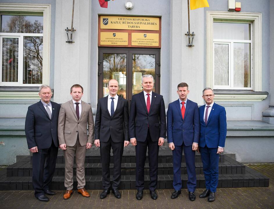 Prezidentas susitiko su Marijampolės regiono merais