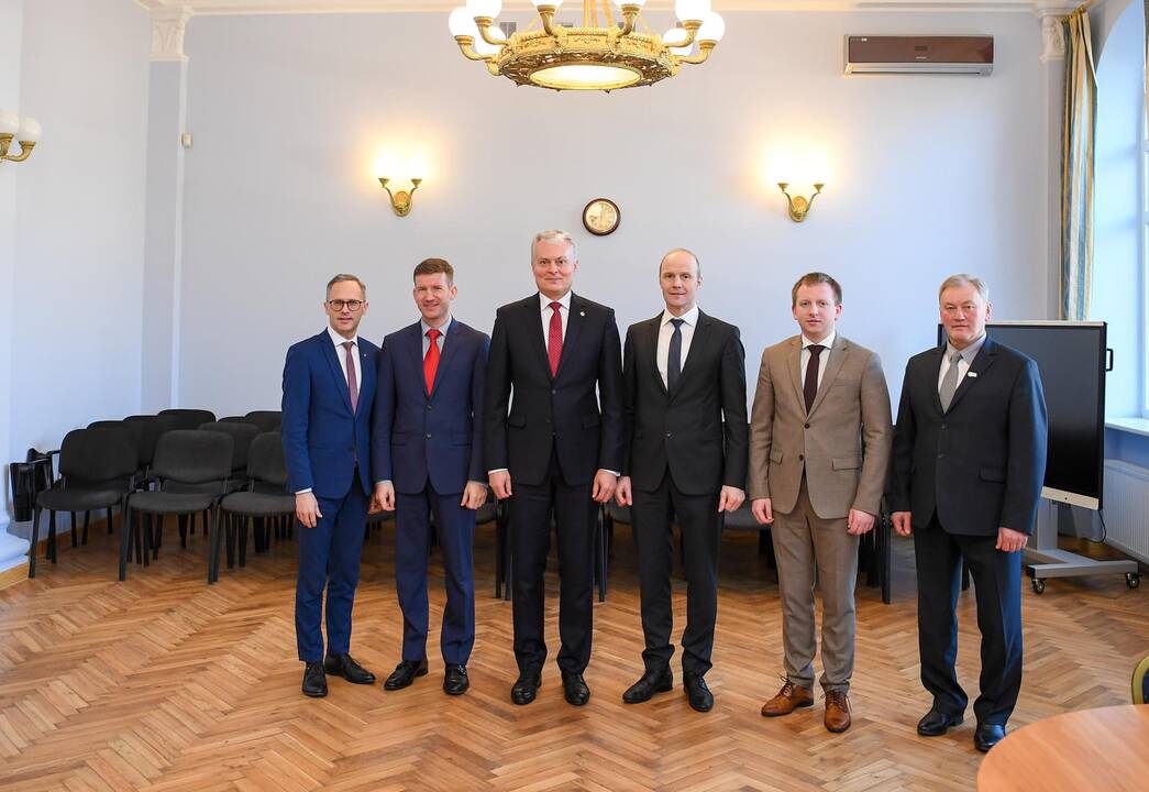 Prezidentas susitiko su Marijampolės regiono merais