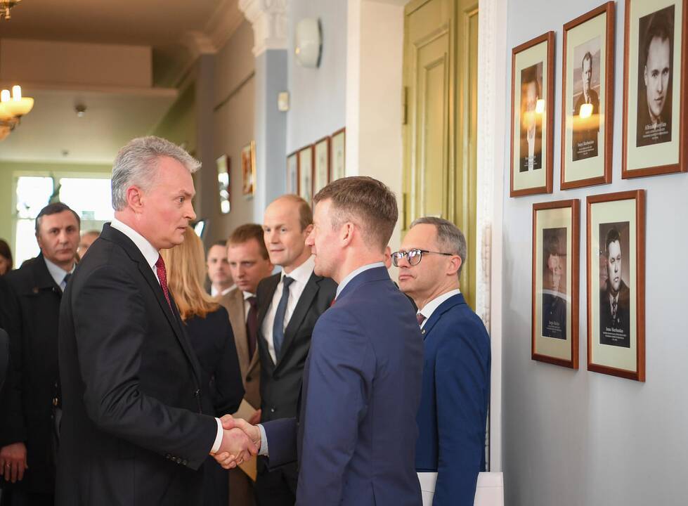Prezidentas susitiko su Marijampolės regiono merais
