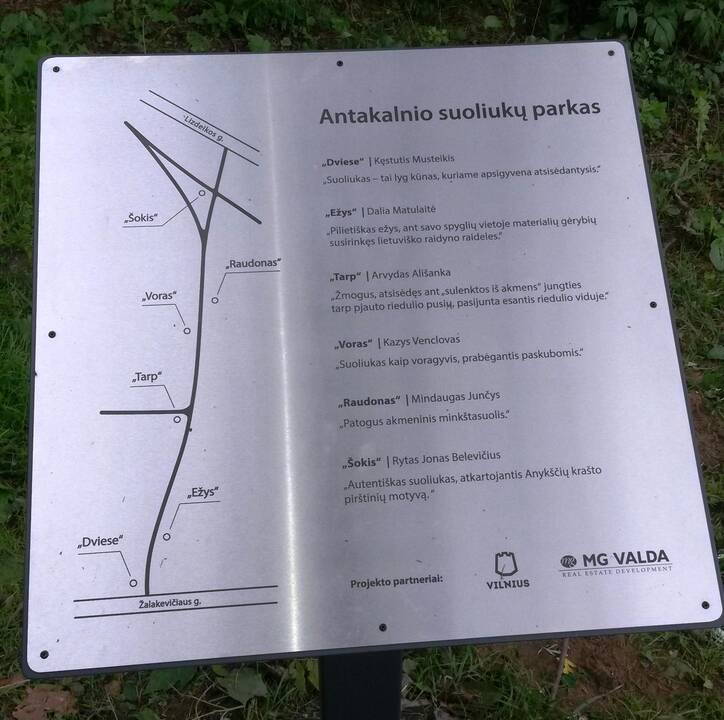 Naujas skulptūrų parkas Vilniuje