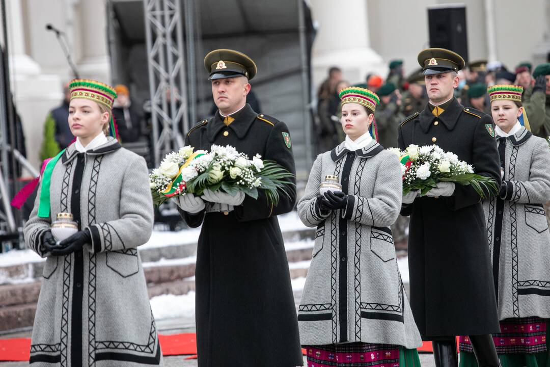 Iškilminga rikiuotė Kariuomenės dienos proga