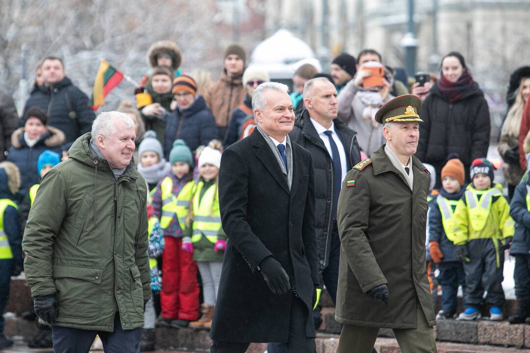 Iškilminga rikiuotė Kariuomenės dienos proga