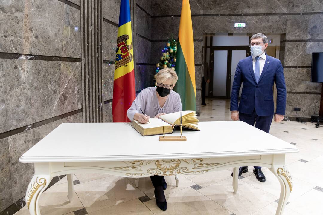 I. Šimonytės vizitas Moldovoje