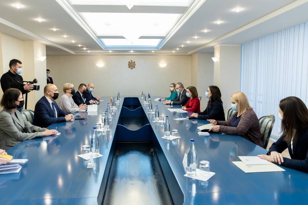 I. Šimonytės vizitas Moldovoje
