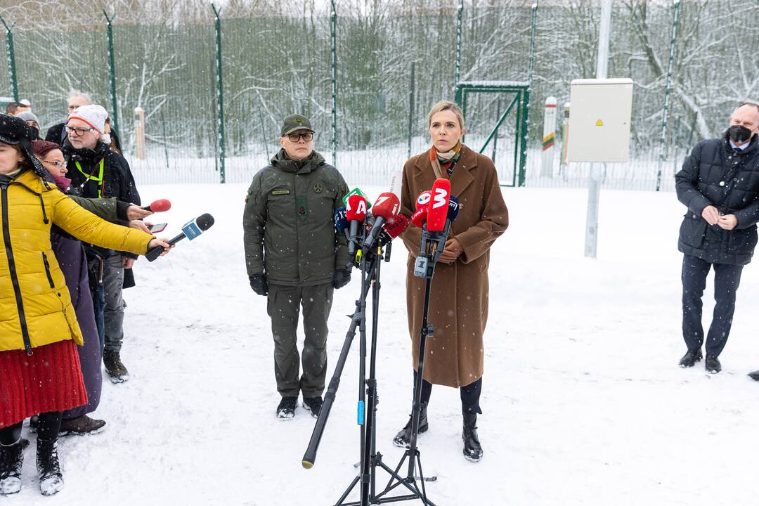 Ministrų vizitas Baltarusijos pasienyje