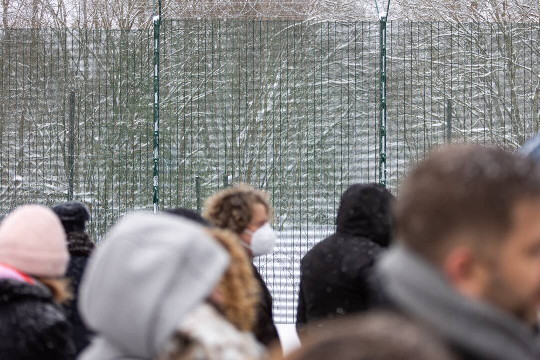 Ministrų vizitas Baltarusijos pasienyje