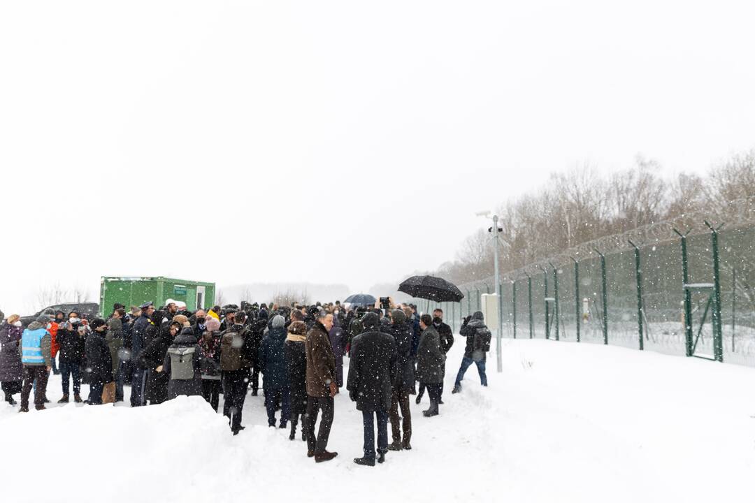 Ministrų vizitas Baltarusijos pasienyje