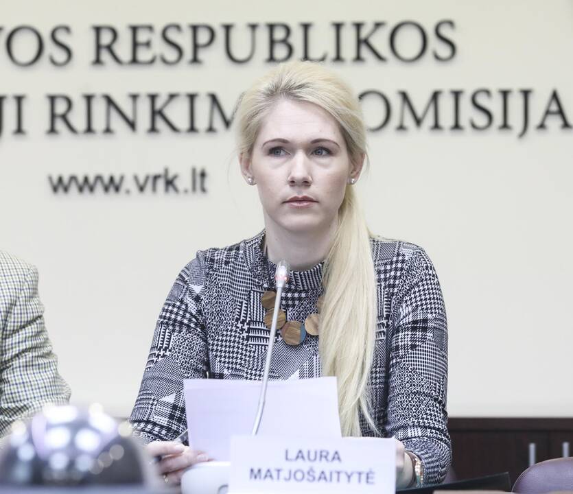 VRK pirmininkė Laura Matjošaitytė