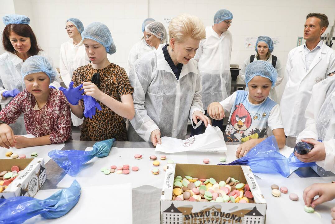 D. Grybauskaitė lankosi Biržuose